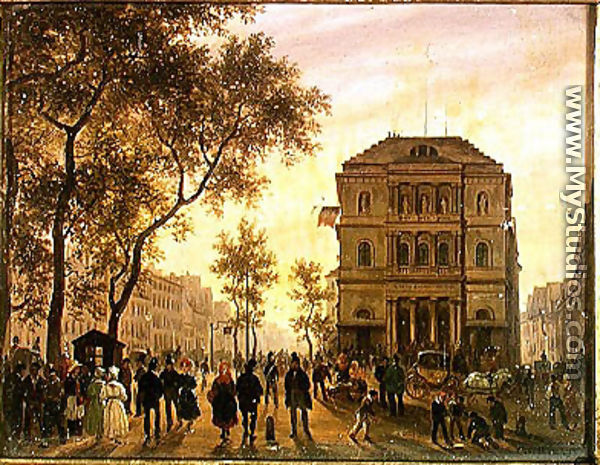 Boulevard Saint-Martin and the Theatre de l