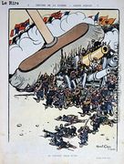 'The New Russian Broom', cartoon from 'Le Rire' magazine on 5th December 1914 - Marcel Amable O.L. Capy