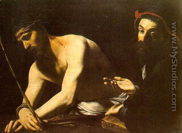 Christ before Caiaphas, c.1615 - Giovanni Battista Caracciolo