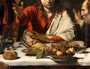 The Supper at Emmaus, 1601 (detail-1) - (Michelangelo) Caravaggio