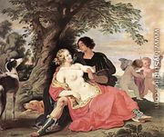 Venus and Adonis - Abraham Janssens