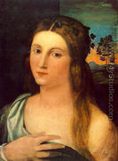 Portrait of a Young Woman - Jacopo d'Antonio Negretti (see Palma Vecchio)