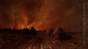 The Conflagration - Emile Adelard Breton