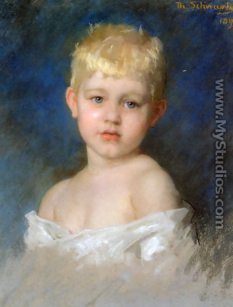 Portrait of a Young Boy - Thérèse Schwartze