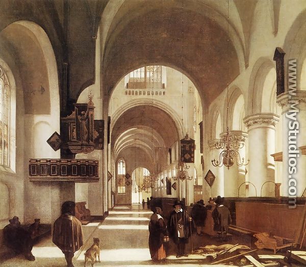 Interior of a Church - Emanuel de Witte