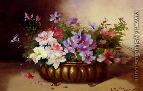 Summer Blooms in an Urn - Adolphe Louis Castex-Degrange