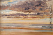 Sunset Over The Sea - Paul Huet
