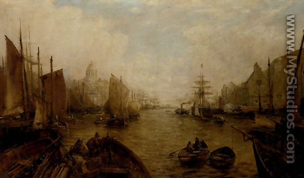 Shipping on the Thames - William Edward Webb