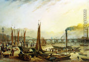 The Thames with Waterloo Bridge in View - William Turner Delonde