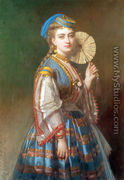 A Portrait of a Lady Dressed in Ottoman Style - Thomas de Barbarin