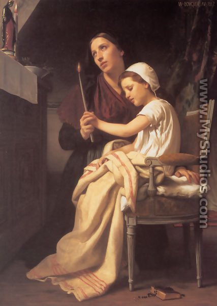 Le voeu (The Vow) (or The Thank Offering) - William-Adolphe Bouguereau