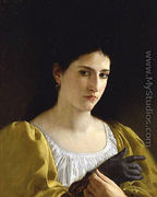 Lady with Glove - William-Adolphe Bouguereau