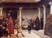The Education of the Children of Clovis - Sir Lawrence Alma-Tadema