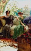 Unwelcome Confidences - Sir Lawrence Alma-Tadema