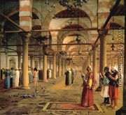 Public Prayer in the Mosque of Amr, Cairo - Jean-Léon Gérôme