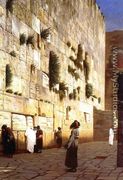 Solomon's Wall Jerusalem (or The Wailing Wall) - Jean-Léon Gérôme