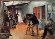 Une Noce chez le photohraphe (Wedding Party at the Photographer's Studio) - Pascal-Adolphe-Jean Dagnan-Bouveret
