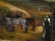 In the Stable - Pascal-Adolphe-Jean Dagnan-Bouveret