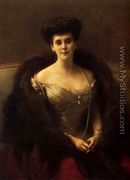 Portrait of Princess O. V. Paley (or Countess Hohenfelsen) - Pascal-Adolphe-Jean Dagnan-Bouveret