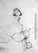 Madame Victor Baltard, born Adeline Lequeux, and her daughter, Paule - Jean Auguste Dominique Ingres