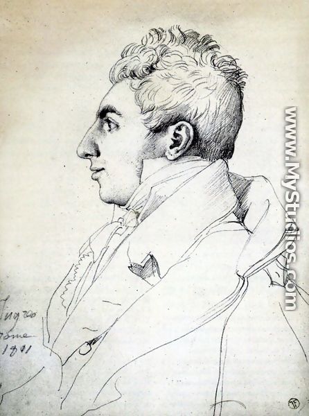 Portrait of a Man - Jean Auguste Dominique Ingres