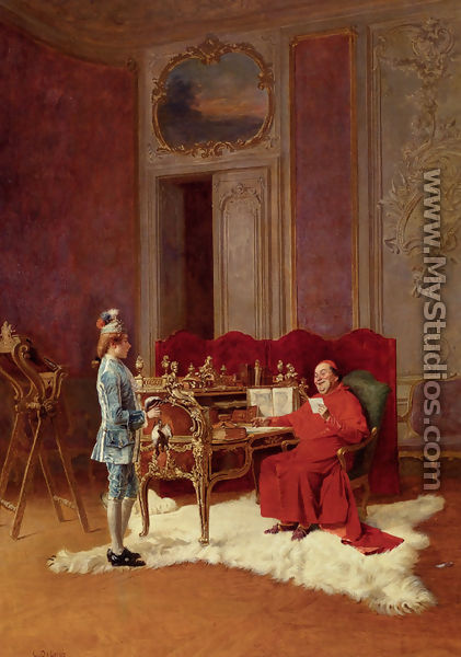 Game For The Cardinal - Charles Edouard Edmond Delort