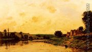 Lavandiere Au Bord De La Riviere (Washerwomen by the Banks of a River) - Hippolyte Camille Delpy