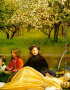 Apple Blossoms (Spring) - detail I - Sir John Everett Millais