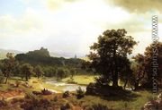 Day's Beginning - Albert Bierstadt