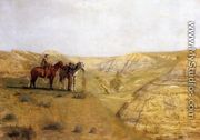 Cowboys in the Badlands - Thomas Cowperthwait Eakins
