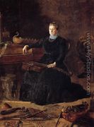 Antiquated Music (or Portrait of Sarah Sagehorn Frishmuth) - Thomas Cowperthwait Eakins