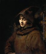 Titus van Rijn in a Monk's Habit - Rembrandt Van Rijn