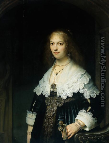 Portrait of Maria Trip (1619-1683) - Rembrandt Van Rijn