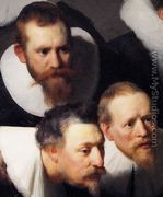 The Anatomy Lecture of Dr Tulp [detail #1] - Rembrandt Van Rijn
