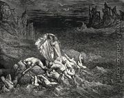 The Inferno, Canto 7, lines 118-119: “Now seest thou, son!/ The souls of those, whom anger overcame.” - Gustave Dore