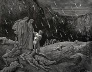 The Inferno, Canto 15, lines 28-29: “Sir! Brunetto!/ And art thou here?” - Gustave Dore