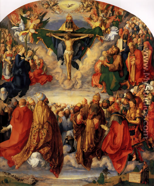 Adoration of the Trinity (or Landauer Altar) - Albrecht Durer
