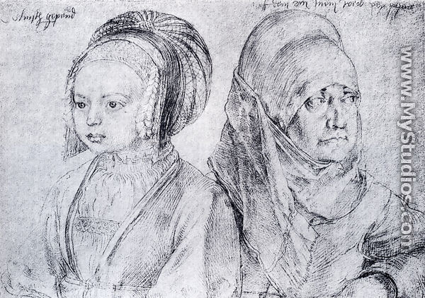 A Young Girl Of Cologne And Durer