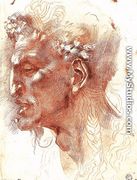Satyr's Head - Michelangelo Buonarroti