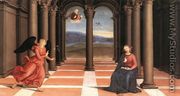 The Annunciation (Oddi altar, predella) - Raphael