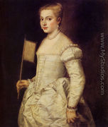 Woman in White - Tiziano Vecellio (Titian)