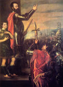 The Speech of Alfonso d'Avalo - Tiziano Vecellio (Titian)
