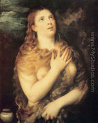 Mary Magdalen Repentant - Tiziano Vecellio (Titian)