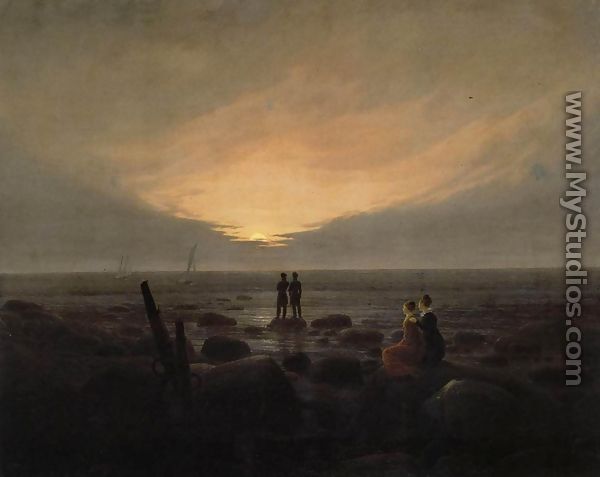 Moonrise by the Sea - Caspar David Friedrich