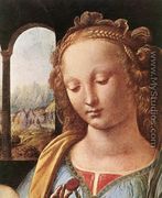 The Madonna of the Carnation [detail: 1] - Leonardo Da Vinci