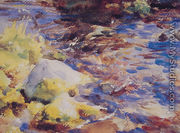 Reflections Rocks and Water - John Singer Sargent