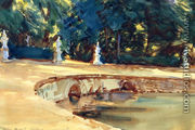 Pool in the Garden of La Granja - John Singer Sargent