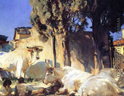 Oxen Resting - John Singer Sargent