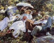 Group with Parasols (or A Siesta) - John Singer Sargent