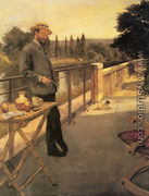 An Elegant Man on a Terrace - Henri Gervex